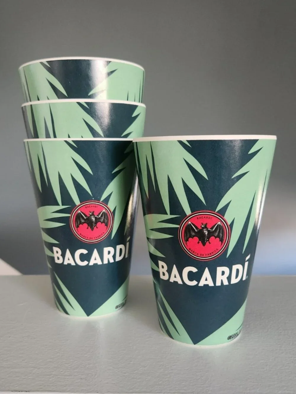 lot 14 BACARDI reusable cups 5